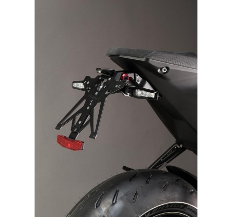 Kit Portatarga Lightech Regolabile Ktm con luce targa e Catadiottro