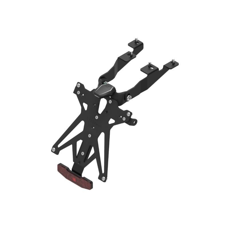 Kit Portatarga Lightech Regolabile Suzuki con luce targa e Catadiottro