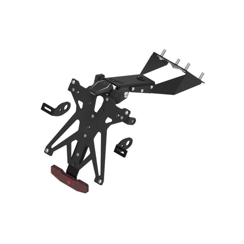 Kit Portatarga Lightech Regolabile Suzuki con luce targa e Catadiottro