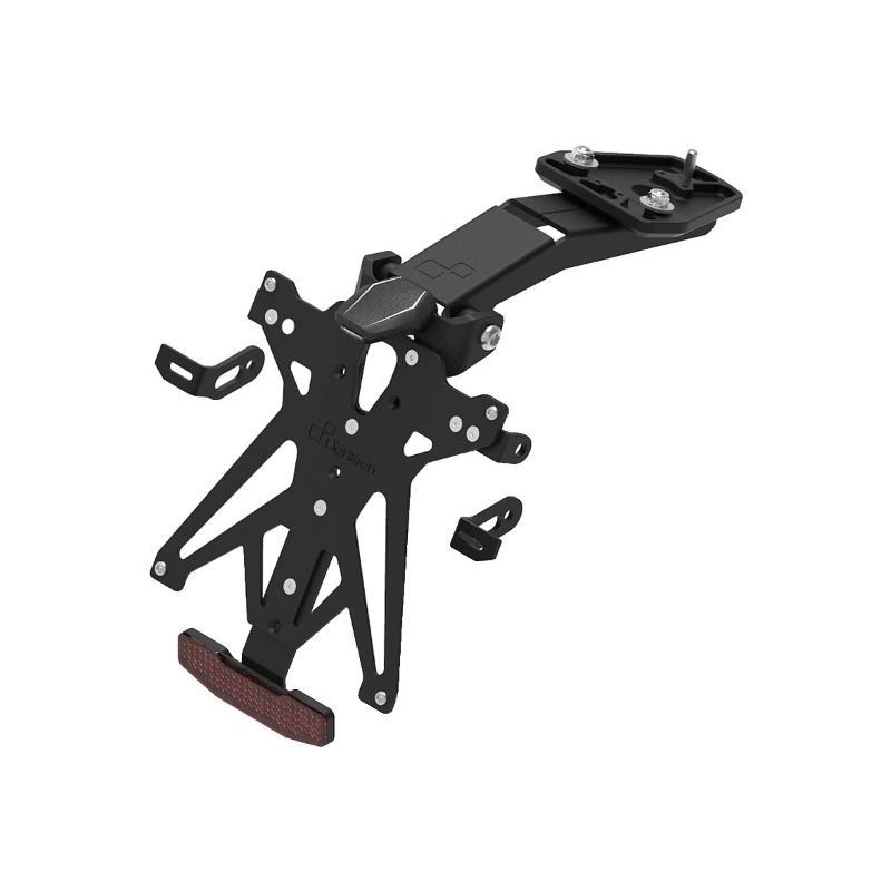 Kit Portatarga Lightech Regolabile Triumph con luce targa e Catadiottro