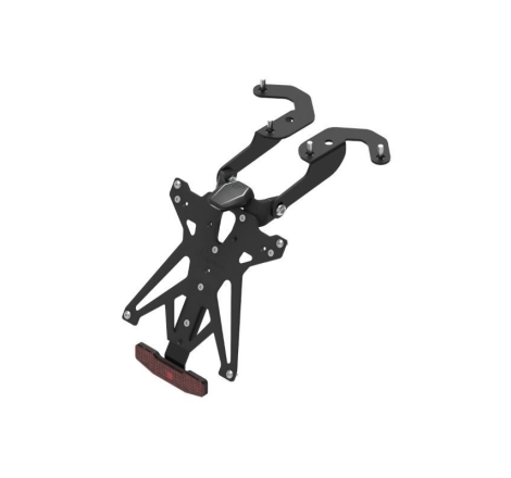 Kit Portatarga Lightech Regolabile Yamaha con luce targa e Catadiottro