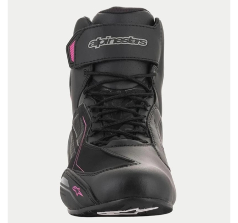 Scarpe Moto Alpinestras Stella Faster-3 Drystar Donna Nero Grigio Fucsia