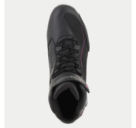 Scarpe Moto Alpinestras Stella Faster-3 Drystar Donna Nero Grigio Fucsia