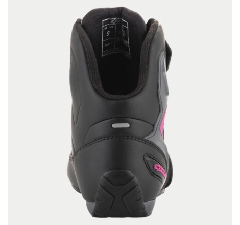 Scarpe Moto Alpinestras Stella Faster-3 Drystar Donna Nero Grigio Fucsia