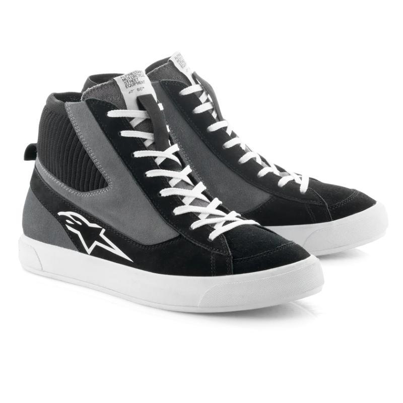 Scarpe Moto Alpinestras Stated Nero Grigio Bianco