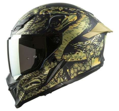 Casco integrale Mph Blade COBRA Oro