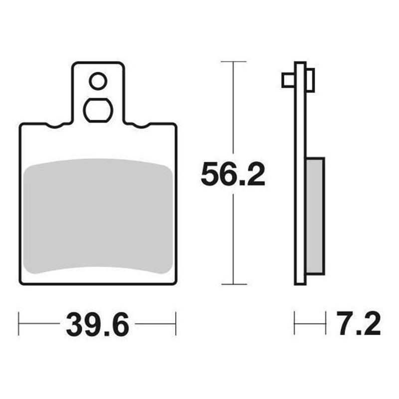 Pastiglie Freno SBS 824 HF Ceramica Anteriori-Posteriori