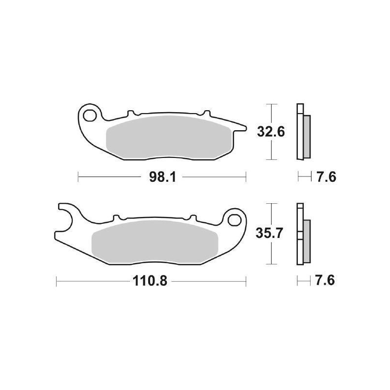 Pastiglie Freno SBS 859 HF Ceramica Anteriori-posteriori
