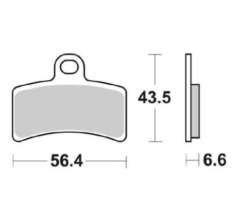 Pastiglie Freno SBS 815 HF Ceramica Anteriori-Posteriori