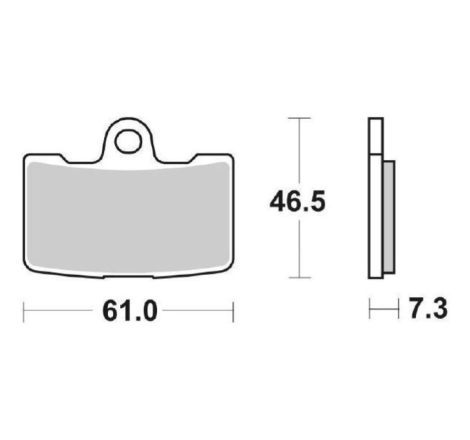 Pastiglie Freno SBS 856 HS Sinterizzate Anteriori