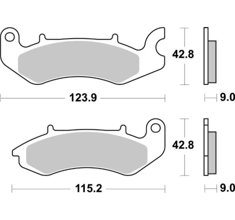 Pastiglie Freno SBS 968 HF Ceramica Anteriori-Posteriori