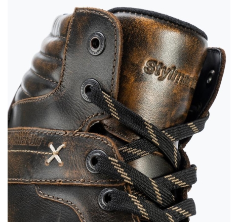 Scarpe Moto Stylmartin Iron Wp impermeabile Bronzo