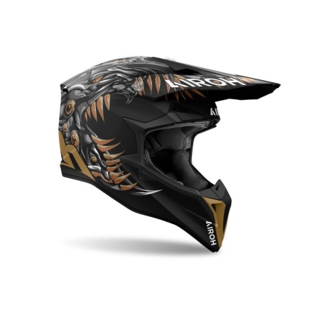 Casco Cross Airoh WRAAAP CYBORG