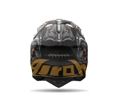 Casco Cross Airoh WRAAAP CYBORG