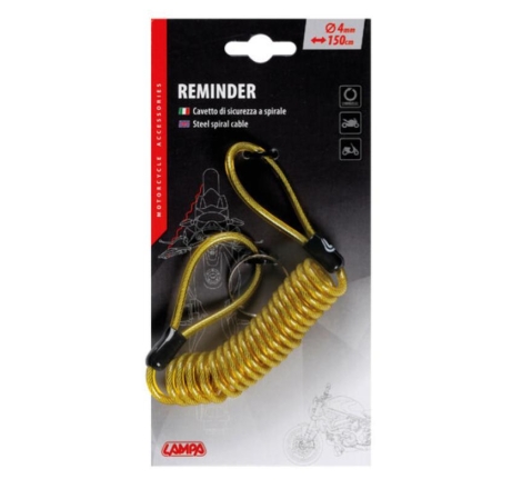 Cavo Reminder Lampa 90674 Giallo per Bloccadisco