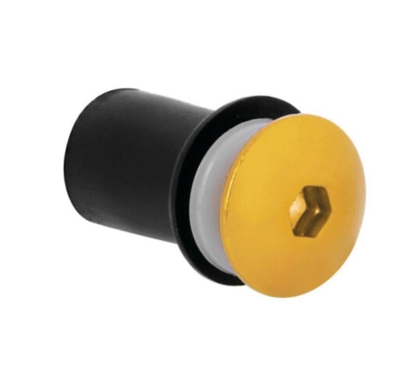 Kit Lampa 91652 per cupolino con dadi gommati con viti e rondelle 5 MA 10 pz - Oro