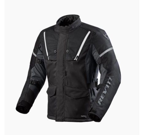 Giacca Moto Rev'it Horizon 3 Donna in Tessuto Laminato Nero Bianco