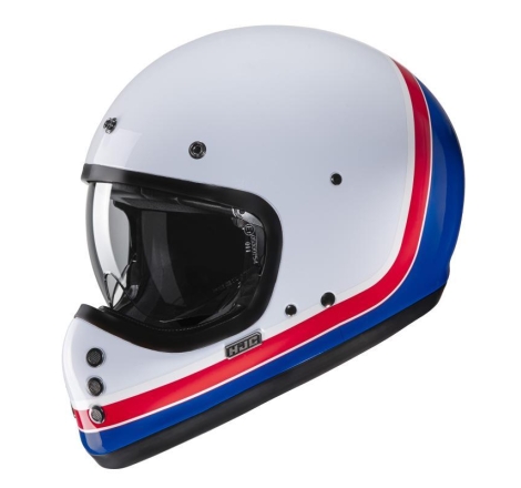 Casco Integrale HJC V60 SCOBY Bianco Rsoo Blu