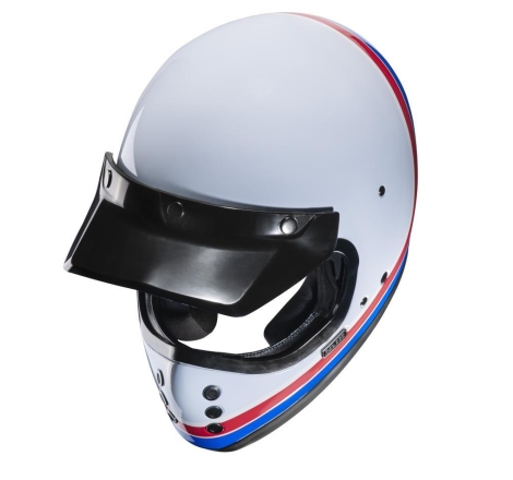Casco Integrale HJC V60 SCOBY Bianco Rsoo Blu