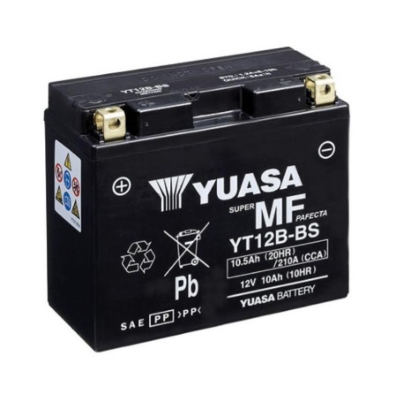 Batteria Yuasa YT12B-BS (SIGILLATA ATTIVATA) 12V/10AH