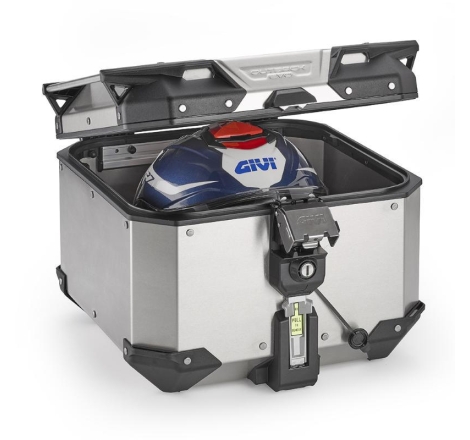 Bauletto Givi Obkev42A Trekker Outback Evo Smart 42 Litri Alluminio Naturale