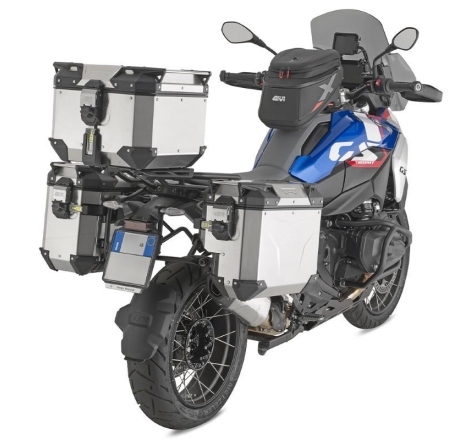 Bauletto Givi Obkev42A Trekker Outback Evo Smart 42 Litri Alluminio Naturale