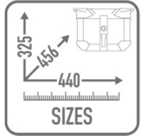 Bauletto Givi Obkev42B Trekker Outback Evo Smart 42 Litri Nero