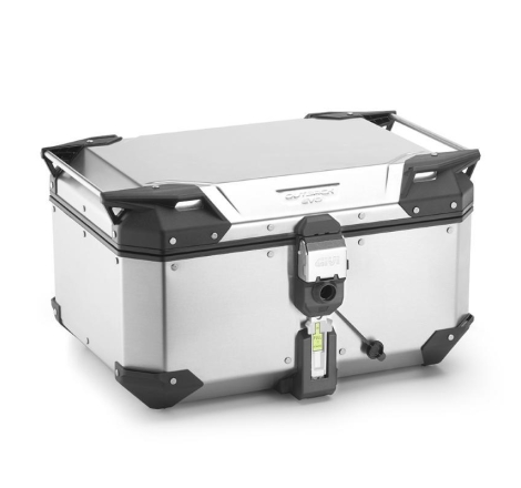 Bauletto Givi Obkev58bb Trekker Outback Evo Smart 58 Litri Alluminio Naturale