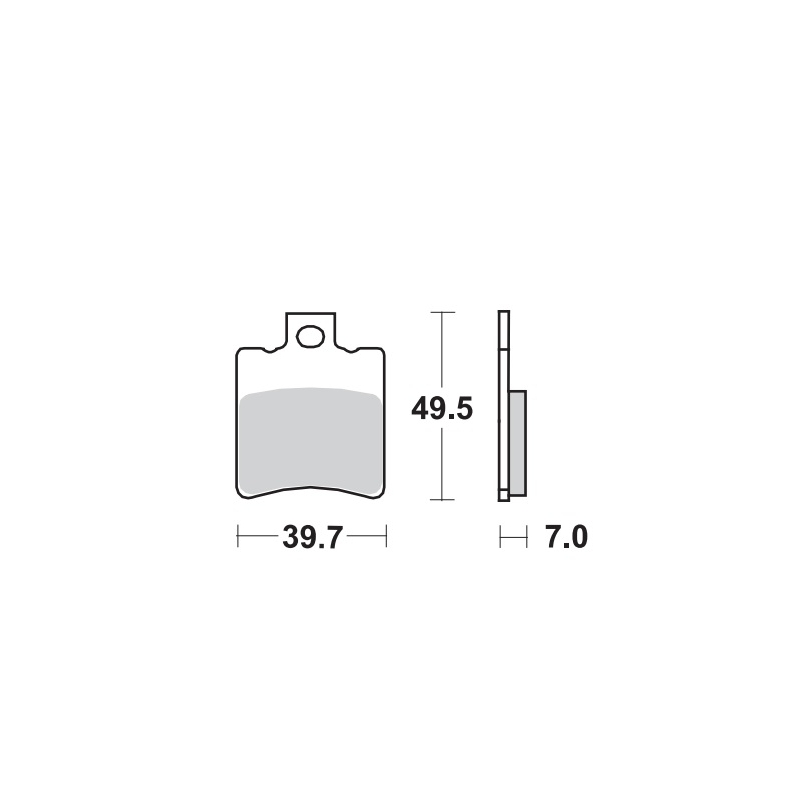 Pastiglie Freno SBS 143 HF Ceramica Anteriori-Posteriori