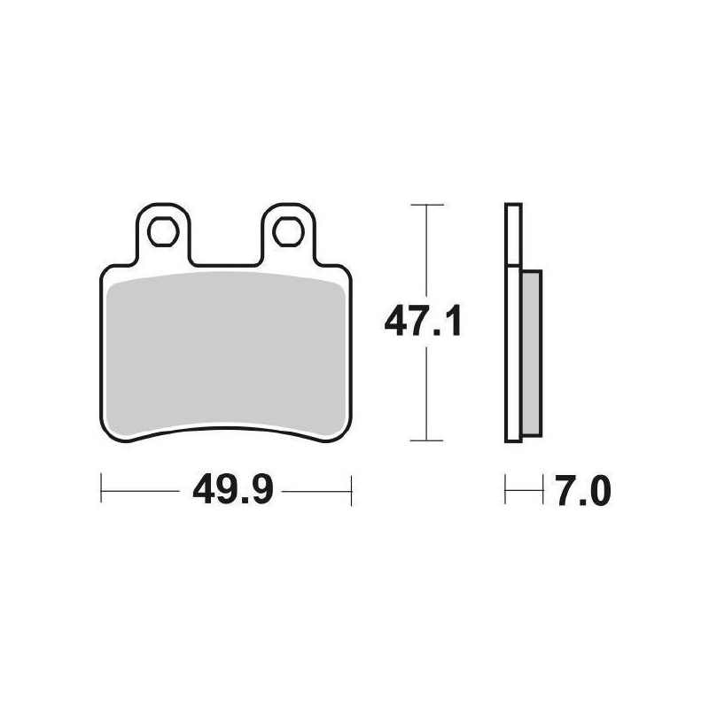 Pastiglie Freno SBS 167 HF Ceramica Anteriori-Posteriori