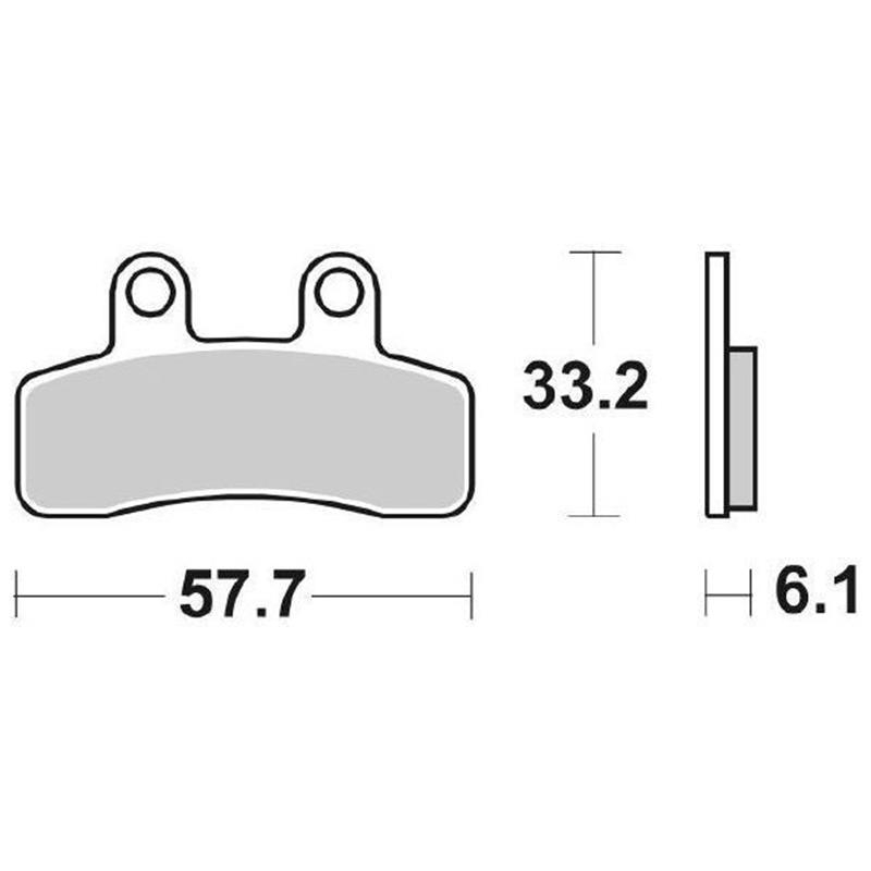 Pastiglie Freno SBS 211 HF Ceramica Anteriori-Posteriori