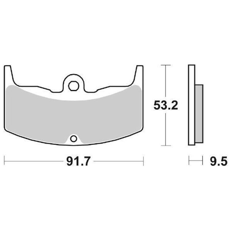 Pastiglie Freno SBS 571 HF Ceramica Anteriori-Posteriori