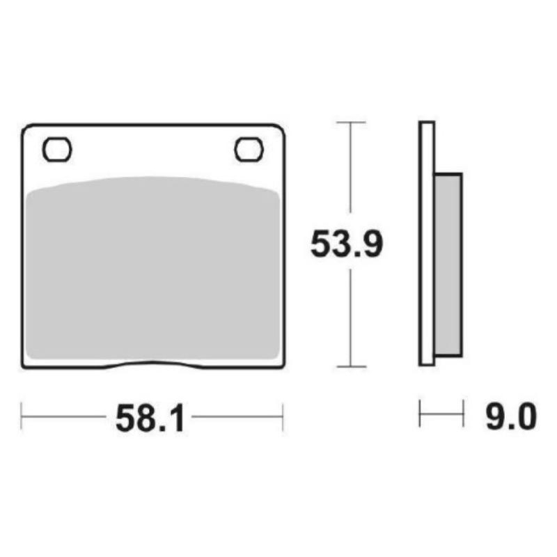 Pastiglie Freno SBS 106 HF Ceramica Anteriori-Posteriori