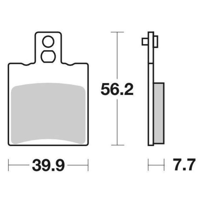 Pastiglie Freno SBS 149 HF Ceramica Anteriori-Posteriori