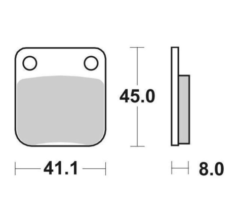 Pastiglie Freno SBS 536 HF Ceramica Anteriori-Posteriori