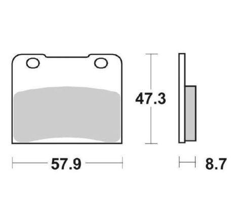 Pastiglie Freno SBS 578 HF Ceramica Anteriori-Posteriori