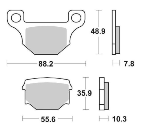 Pastiglie Freno SBS 585 HF Ceramica Anteriori-Posteriori