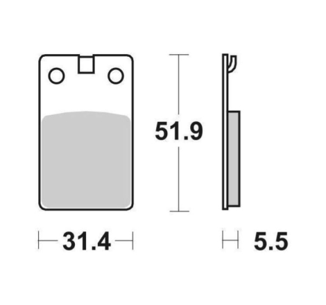 Pastiglie Freno SBS 595 HF Ceramica Anteriori-Posteriori