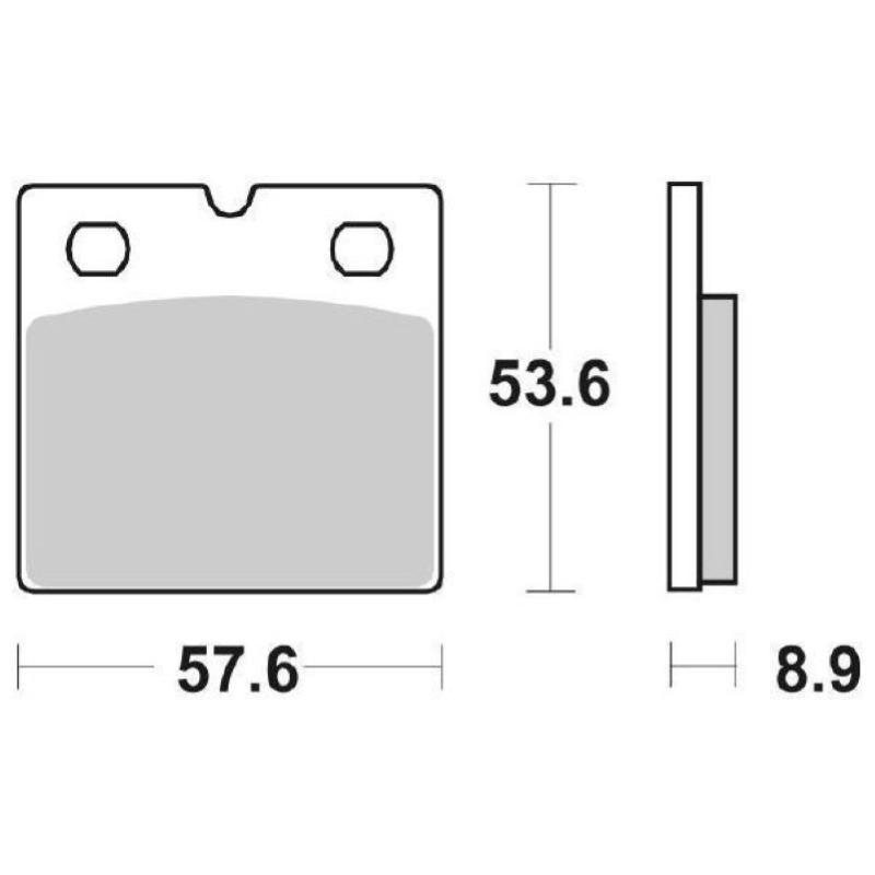 Pastiglie Freno SBS 640 HF Ceramica Anteriori-Posteriori
