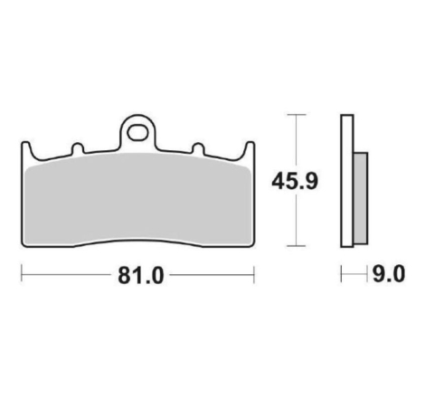 Pastiglie Freno SBS 778 HF Ceramica Anteriori-Posteriori