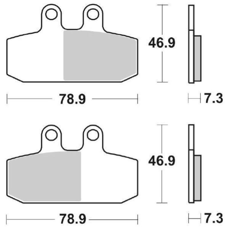 Pastiglie Freno SBS 179 HF Ceramica Anteriori-Posteriori
