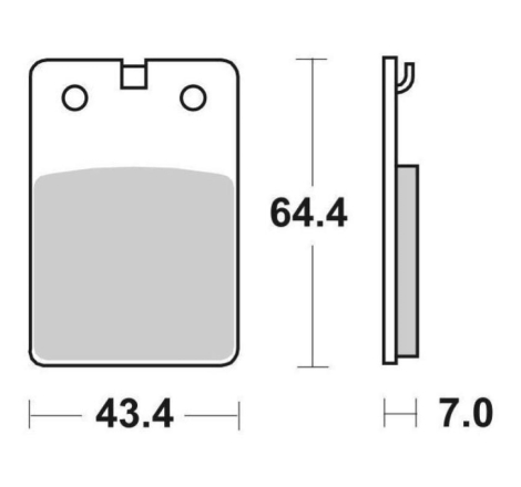Pastiglie Freno SBS 133 HF Ceramica Anteriori-Posteriori