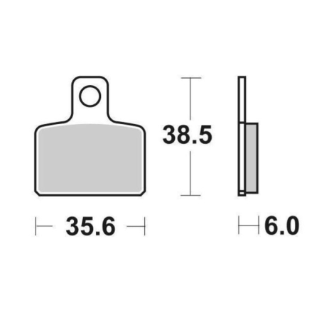 Pastiglie Freno SBS 803 HF Ceramica Anteriori-Posteriori