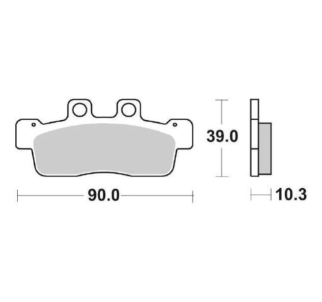 Pastiglie Freno SBS 207 HF Ceramica Anteriori-Posteriori