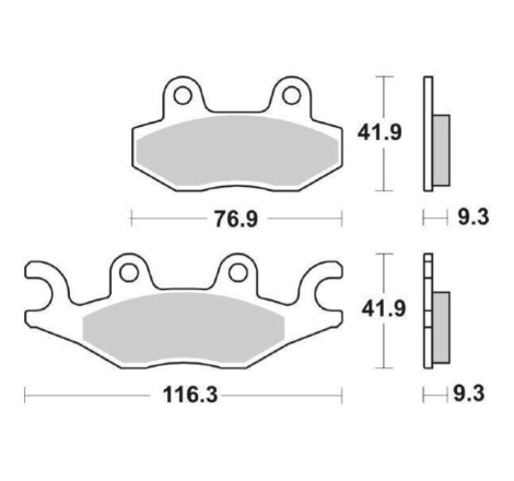 Pastiglie Freno SBS 210 HF Ceramica Anteriori-Posteriori