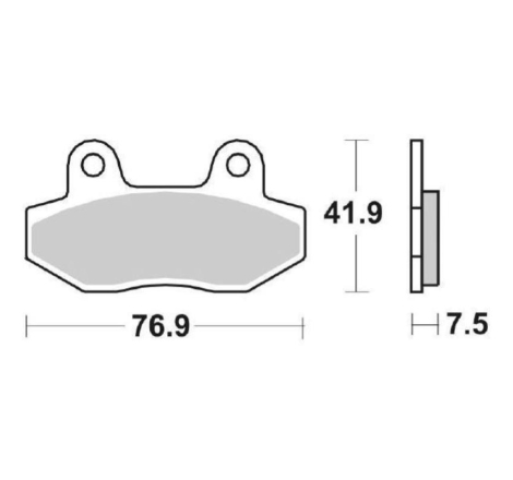 Pastiglie Freno SBS 200 HF Ceramica Anteriori-Posteriori