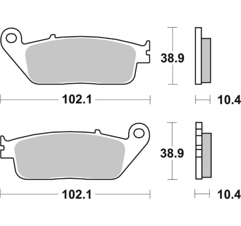 Pastiglie Freno SBS 181 HF Ceramica Anteriori-Posteriori