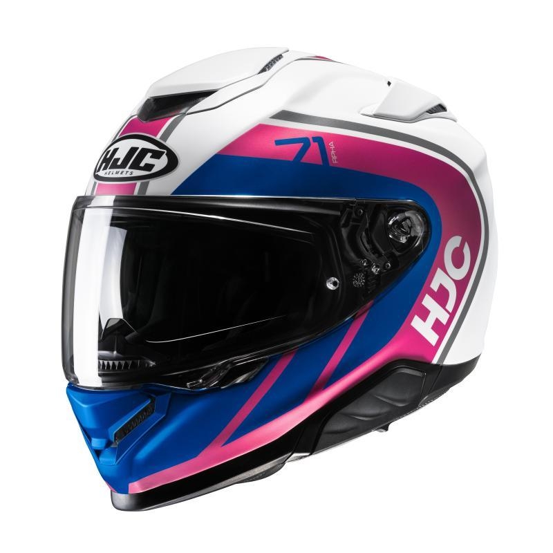 Casco Integrale Hjc RPHA71 MAPOS Bianco Blu Rosa