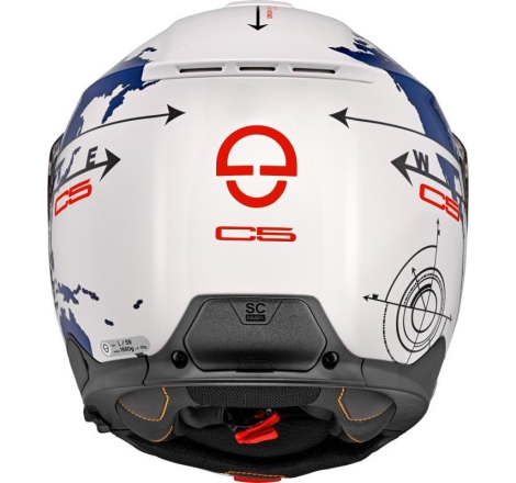 Casco Modulare Schuberth C5 Globe Blu