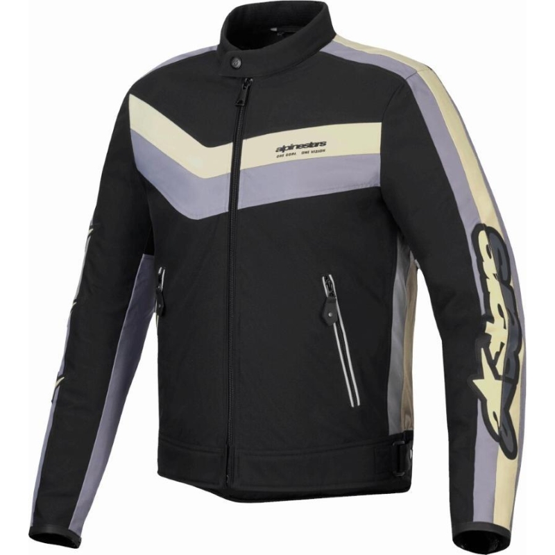 Giubbino Moto tessuto Alpinestars T-Dyno Nero Grigio Scuro Ecru